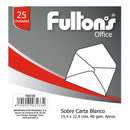 Sobre 154 X 125 Mm Carta Blanco 80 Gramos Fultons