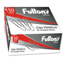 Clip N1 Redondo Cromado 50 Mm Metalico Caja 50 Unidades Fultons