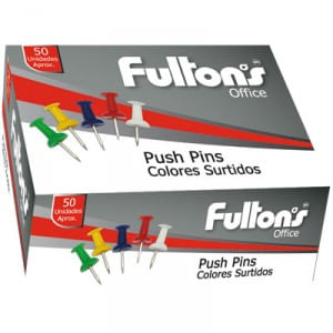 Pinchos Punch Pin50 Unidades Colores Surtido Fultons