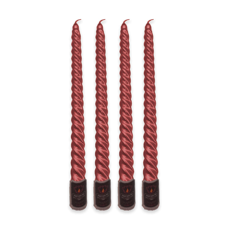 Vela Espiral Roja 4 Unidades Big Party