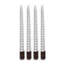 Vela Espiral Plateada 4 Unidades Big Party