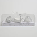 Vela Navideña Blanca 17 X 5.5 Cm 2 Unidades Big Party