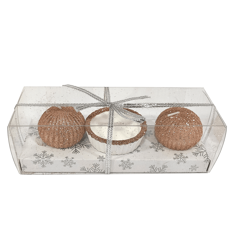 Vela Navideña 17 X 5.5 Cm 2 Unidades Big Party