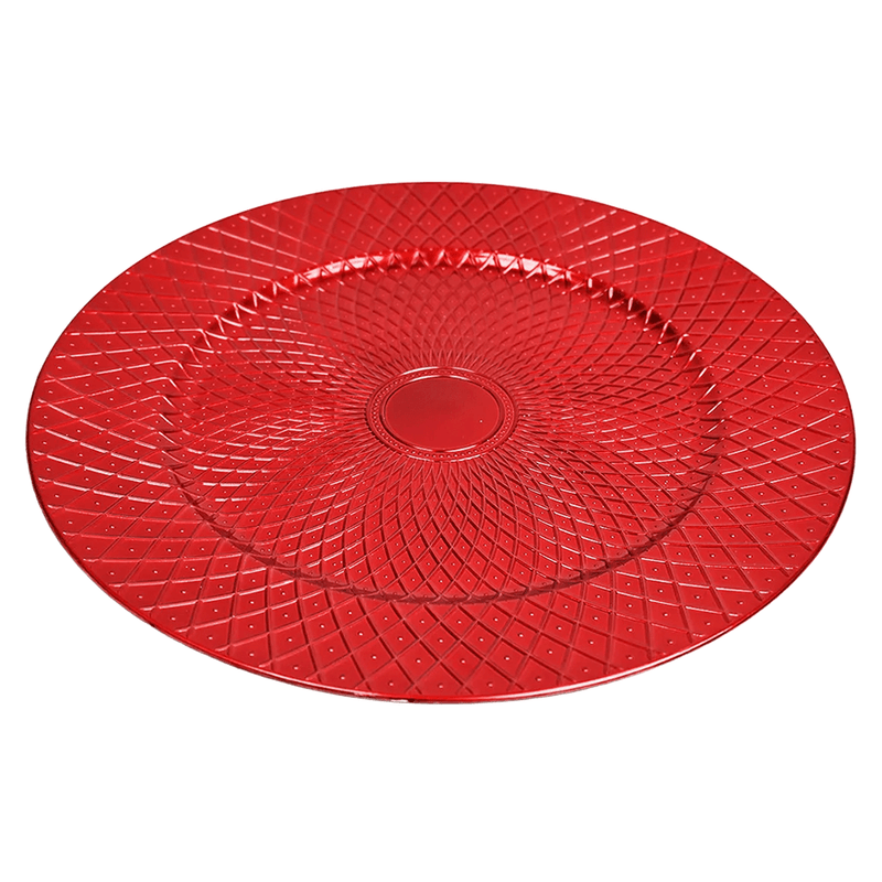 Plato Rojo 32 Cm Big Party