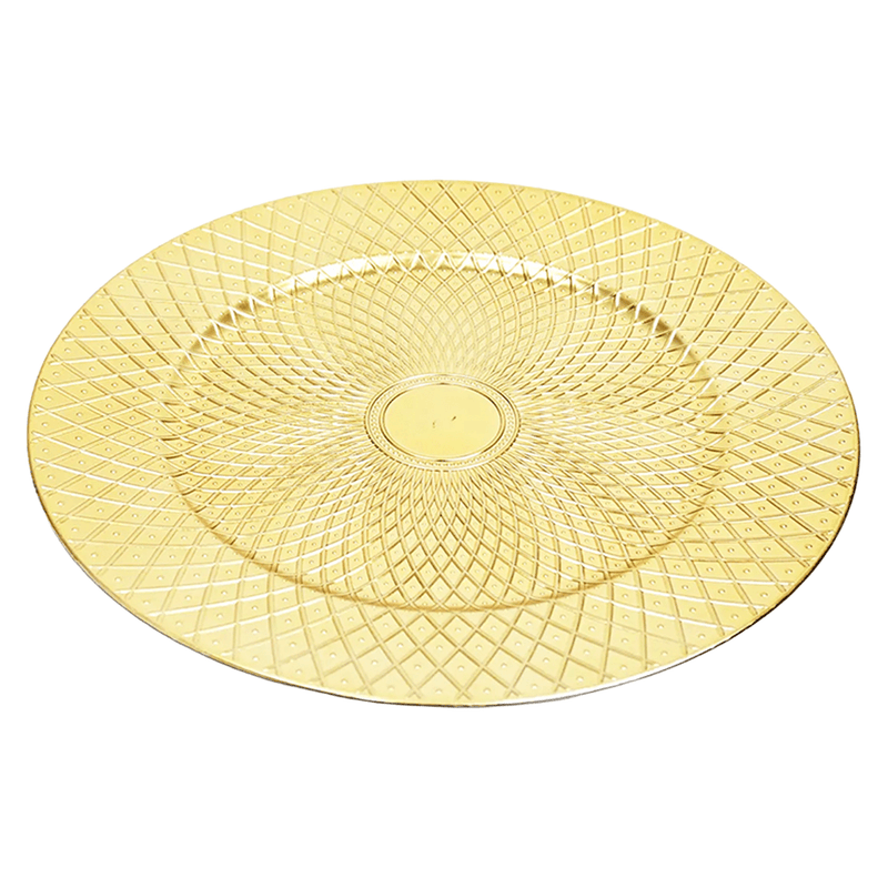 Plato Dorado 32 Cm Big Party