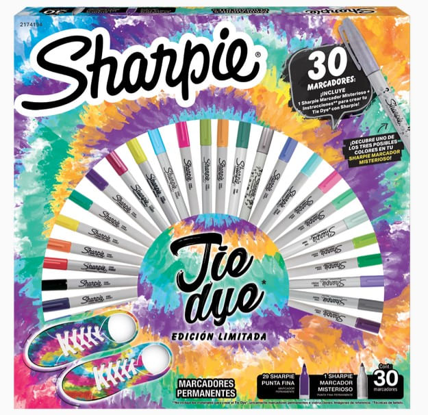 Ruleta Tie Dye 30 Marcadores Permanentes Sharpie Sku: 124980