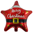 Globo Metalico 18" Estrella Navidad Fiestamania