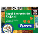 Carpeta Con Papel Entretenido Animales Safari Torre