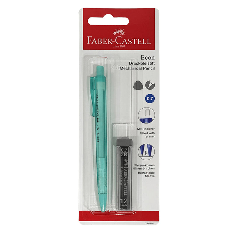 Set Portaminas 0,7 Mm + Minas Faber Castell