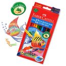 Lapices 12 Colores Acuarelables Hexagonales + Sacapunta  Faber Castell