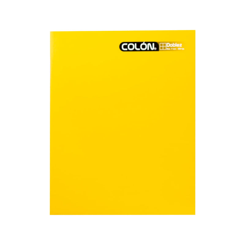 Cuaderno Liso Doblez  100 Hojas 7 Mm Colon