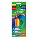 Lapices 12 Colores Ergonomico Triangulares  Torre