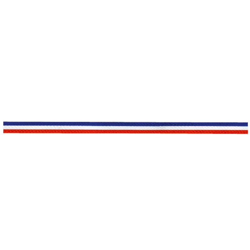 Cinta Decorativa Tricolor Tela N1  Ancho 1 Cm X Largo 10 Mts Big Party