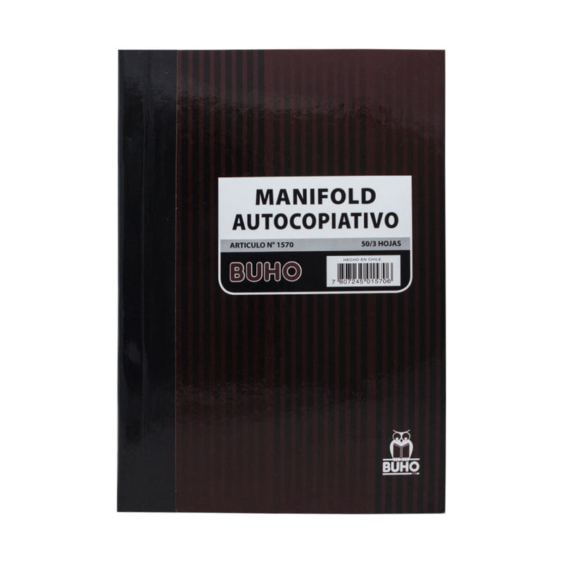 Formulario Manifold Triplicado 50 Hojas N1570 Buho