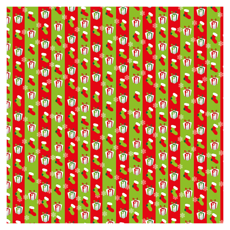 Papel De Regalo Diseños Surtidos Navidad 70 X 100 Cm Proarte