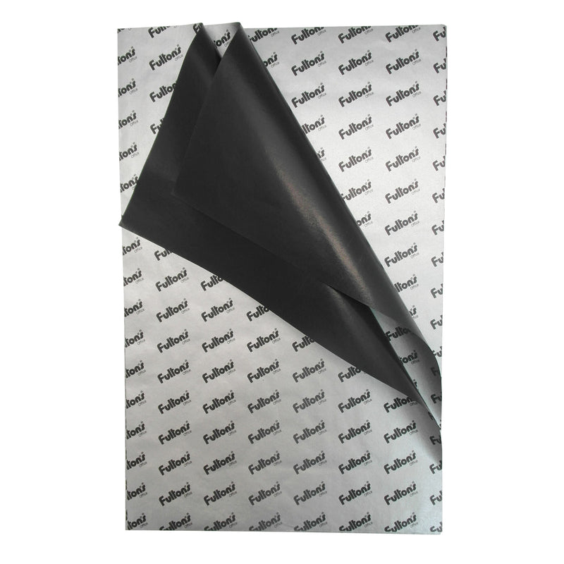 Papel Calco Oficio  Negro 25 Hojas  Maquina Fultons