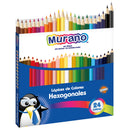 Lapices 24 Colores Hexagonales  Murano