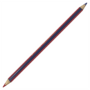 Lapiz Bicolor Azul Y Rojo Delgado Triangular 1 Unidad Faber Castell