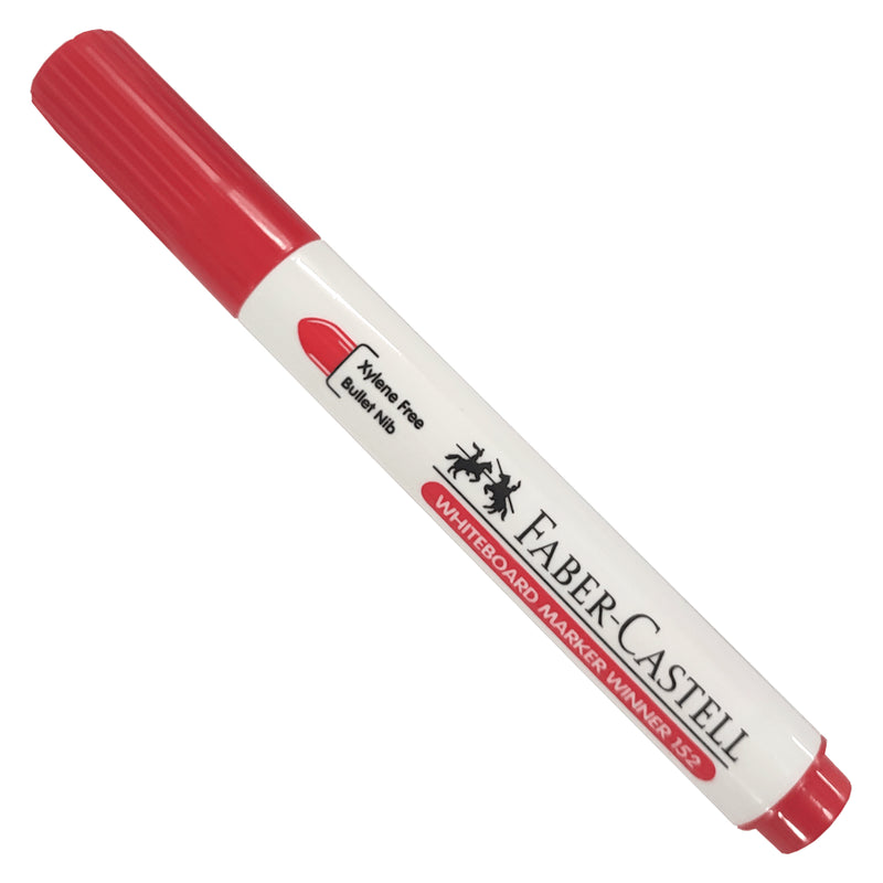 Marcador De Pizarra Punta Redonda Rojo Faber Castell