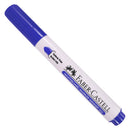 Marcador De Pizarra Punta Redonda Azul Faber Castell