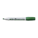 Marcador De Pizarra Punta Redonda Verde Faber Castell