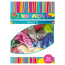 Globos Perlados Colores Surtidos 50 Unidades N°12 Big Party