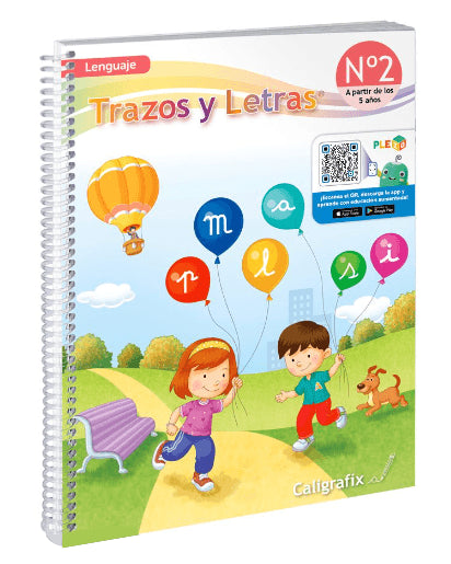 Cuaderno Caligrafix Pre Escolar Trazos Y Letras N°2 Caligrafix