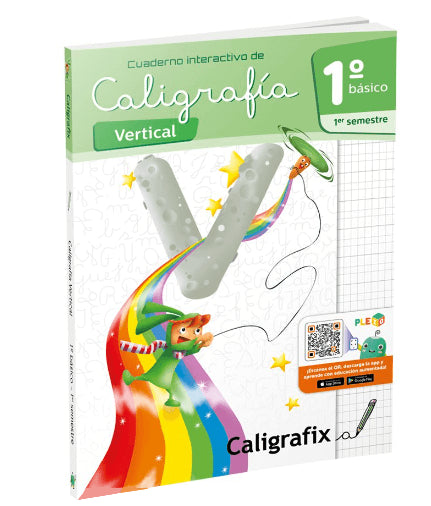 Cuaderno Caligrafia Vertical 1 Basico 1 Semestre Caligrafix