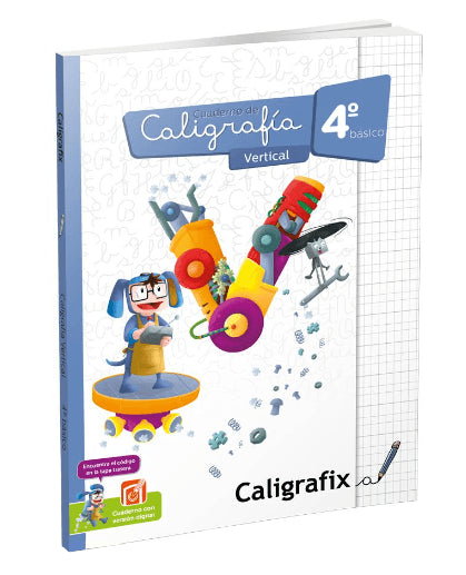 Cuaderno Caligrafia Vertical 4 Basico Caligrafix