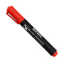 Marcador Permanente Desechable Punta Biselada  Rojo  Murano