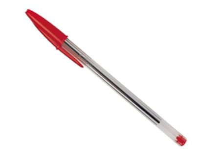 Lapiz Pasta Cristal Punta Media Rojo 1 Unidad  1  Mm Bic