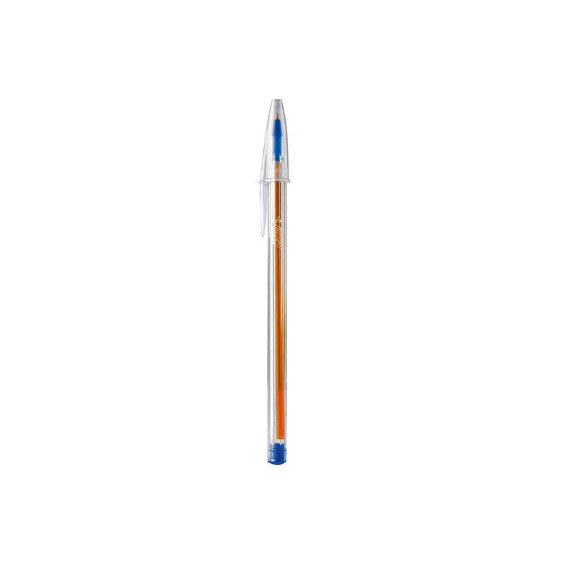 Lapiz  Pasta  New Orange Punta Fina Azul 1 Unidad 0,8  Mm Bic