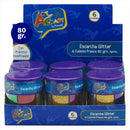 Escarcha Glitter Frasco 6 Colores 80 Gramos Art & Craft