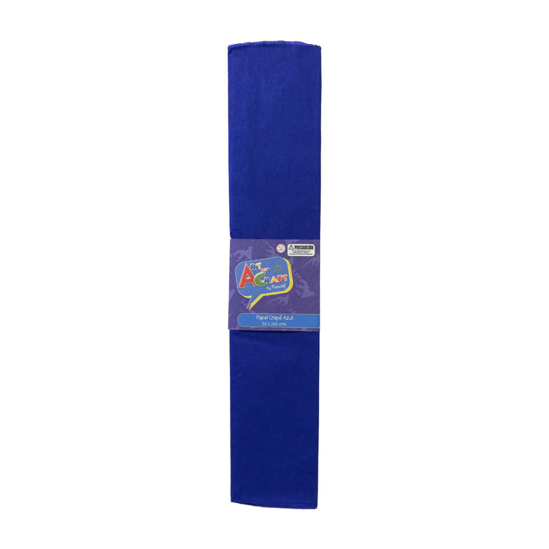 Papel Crepe 50 X 200 Cm Azul Art & Craft