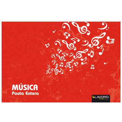 Cuaderno Musica Pauta Entera 10 Hojas Lavoro