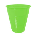 Vasos Plasticos Color  Verde Lima 210 Cc 10 Unidades Big Party