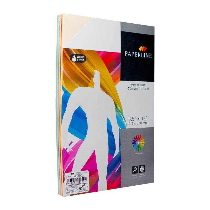 Papel Fotocopia Oficio 250 Hjs Colores Surtidos Diazol
