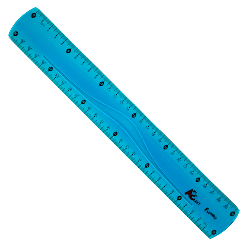 Regla Flexible Colores 30 Cm Art & Craft