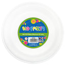 Plato Blanco 23 Ccm 50 Unidades Big Party
