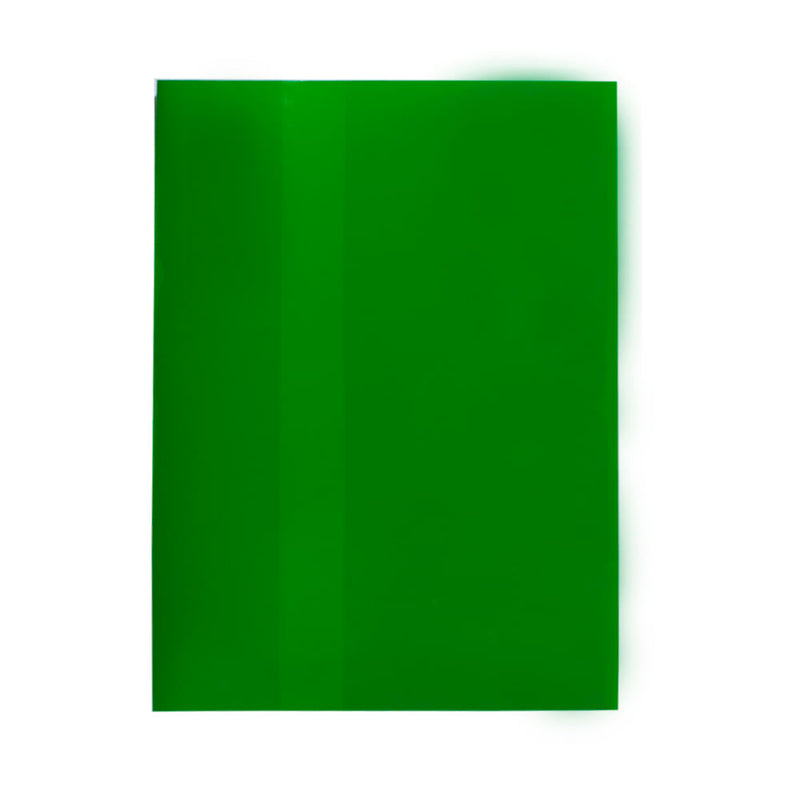 Forro  Cuaderno College Verde Plastico Murano