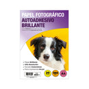 Papel Fotografico Inkjet Autoadhesivo Brillante A4 180 Gr 20 Hjs Adetec