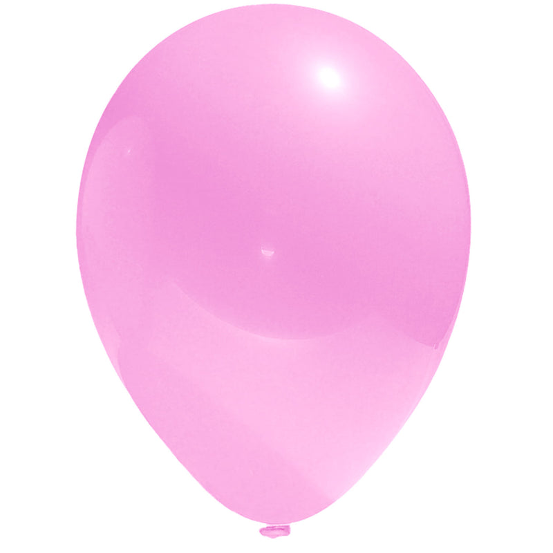 Globos Color Rosado 25 Unidades  N° 9  Big Party