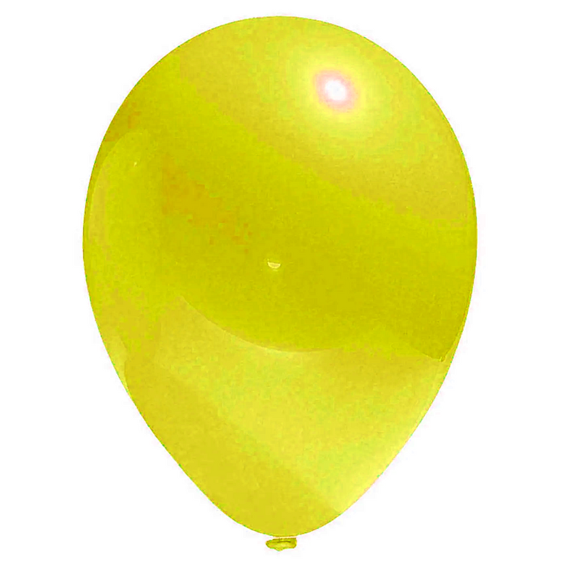 Globos Color Amarillo  25 Unidades  N° 9  Big Party