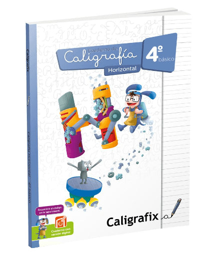 Cuaderno Caligrafia  Horizontal Cuarto Basico Caligrafix