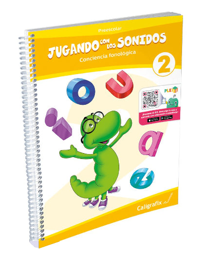 Cuaderno Jugando Con  Los Sonidos Numero 2 Caligrafix