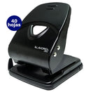 Perforadora Grande Metal 40 Hjs Negro Lav