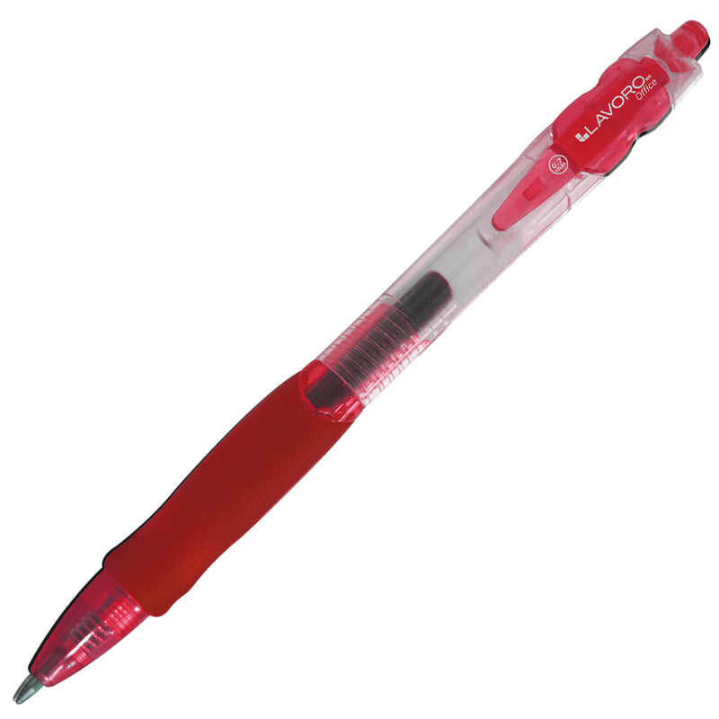 Lapiz Gel Retractil 0,7Mm Rojo Lavoro