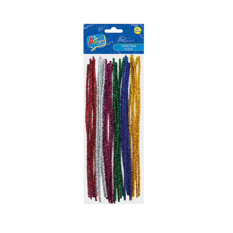 Limpia Pipas Metalicos Bolsa  30 Pcs  Art & Craft