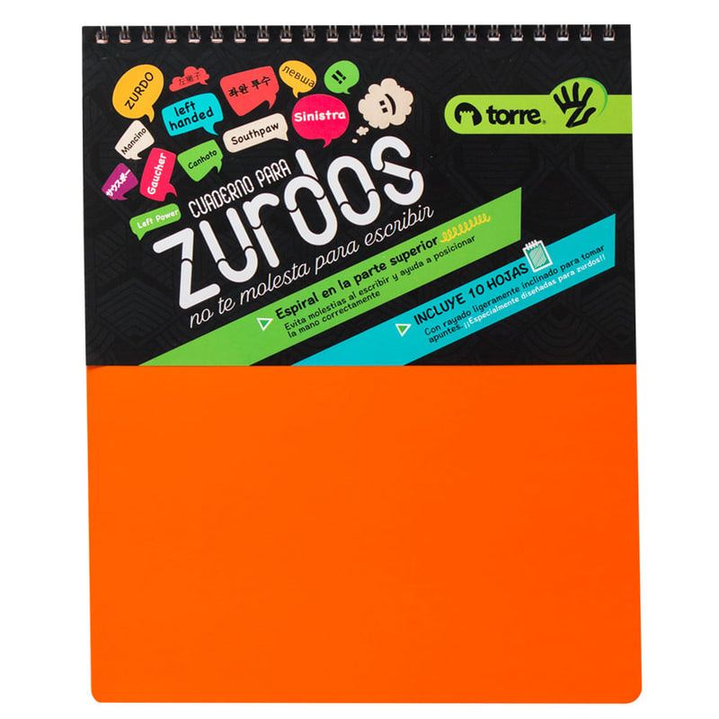 Cuaderno Especial Oficio Zurdos 150 Hojas 7 Mm Torre