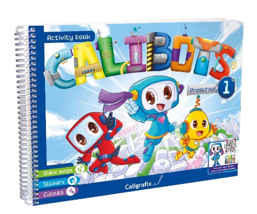 Cuaderno Caligrafix Calibots Preschool Numero 1 Caligrafix